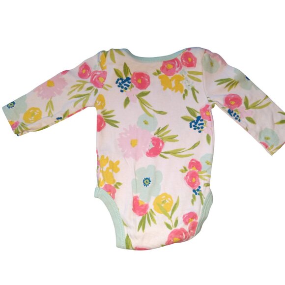 🎯 10 for $10 / Baby Girl 0-3 Months Long Sleeve Onesie - Picture 4 of 10